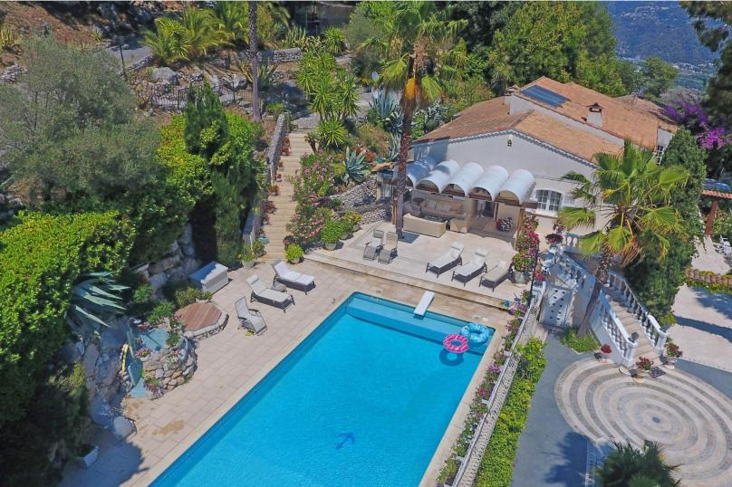 Saint Jeannet - Villa 410 ㎡ with swimming pool, tennis court and sea view